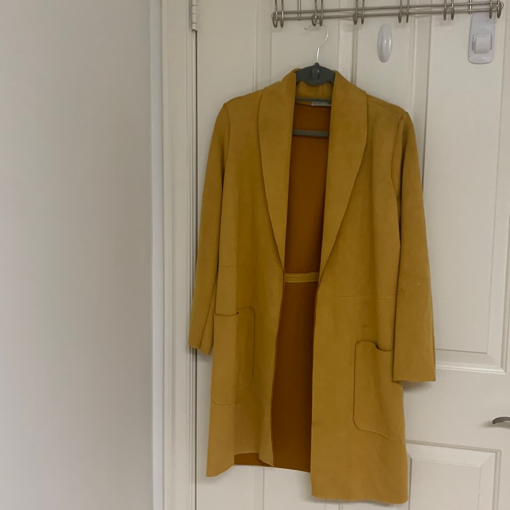 Beautiful Mustard Yellow Zara Coat